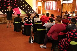 Speaker: Carla Moses talking about Women in Business