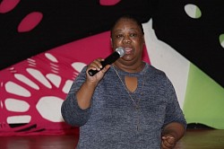 Speaker: Priscilla Maart sharing her story about forgiveness.